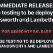 Surge testing to start in Wandsworth and Lambeth in London after South African variant B.1.351 detected