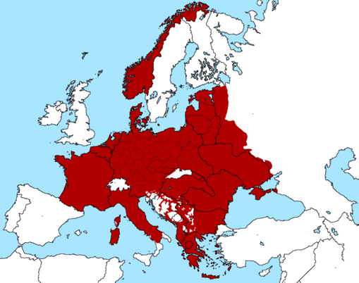Nazi occupied Europe in WW2