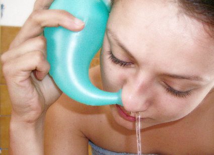 Research: Nasal saline irrigation reduces severity in high-risk COVID patients