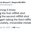 Prof Shmuel C. Shapira MD MPH on Twitter – I was wrong three times when I was vaccinated for Covid – small